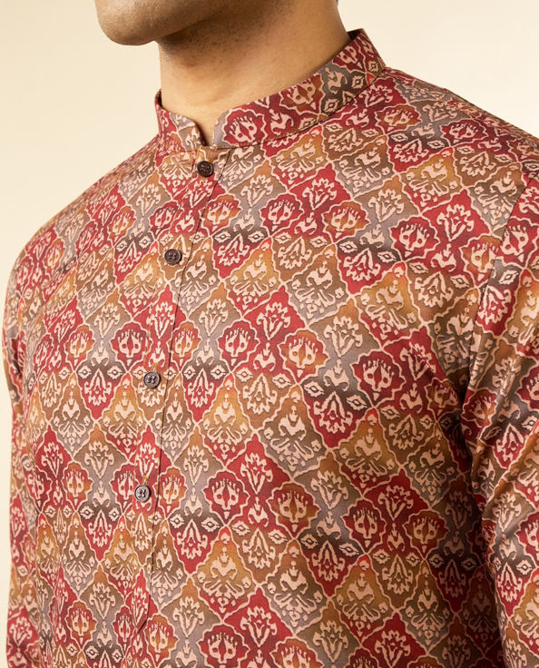 Diwas Men Tan Destiny Kurta