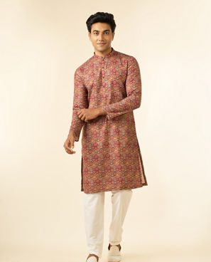 Diwas Men Tan Destiny Kurta