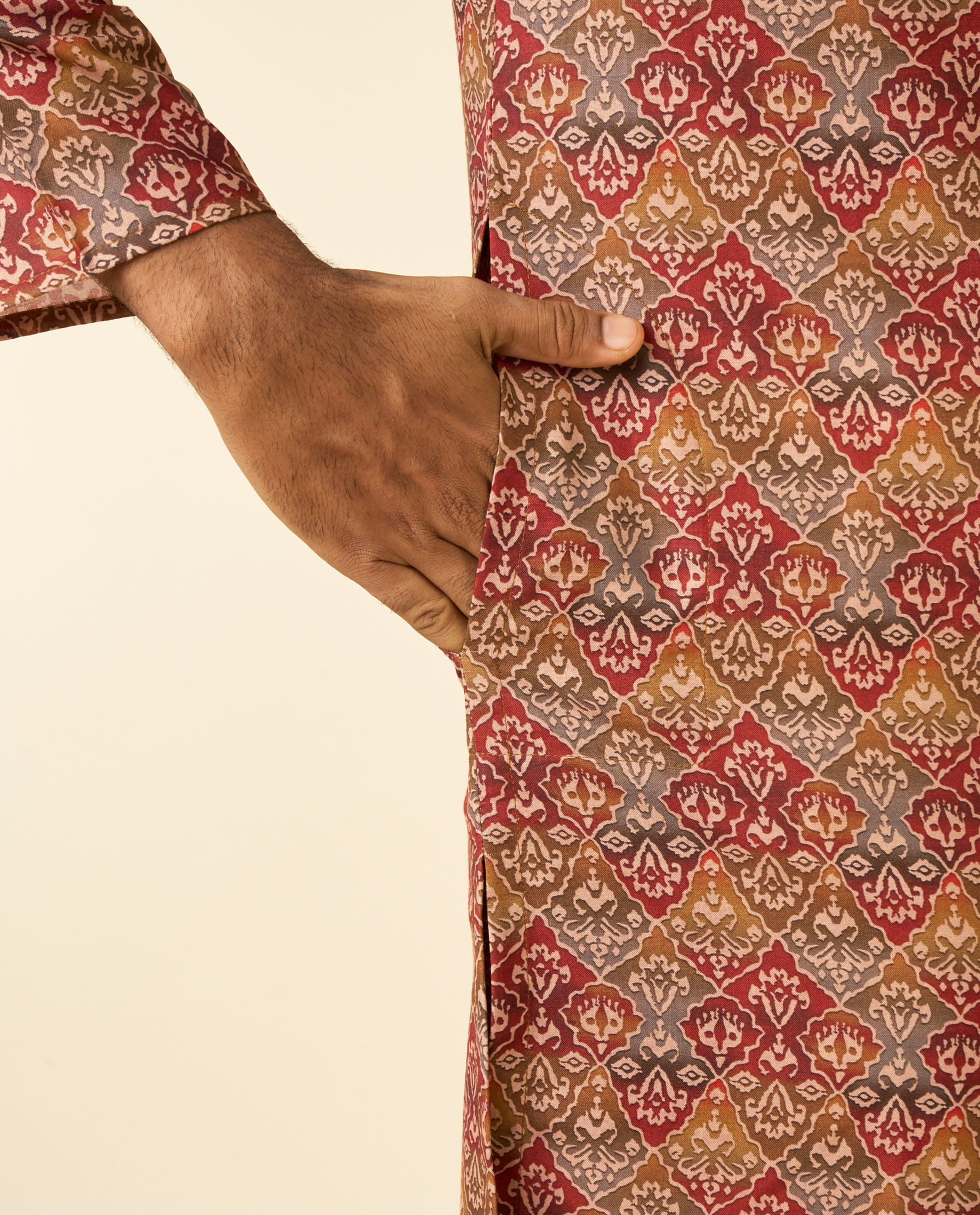 Diwas Men Tan Destiny Kurta