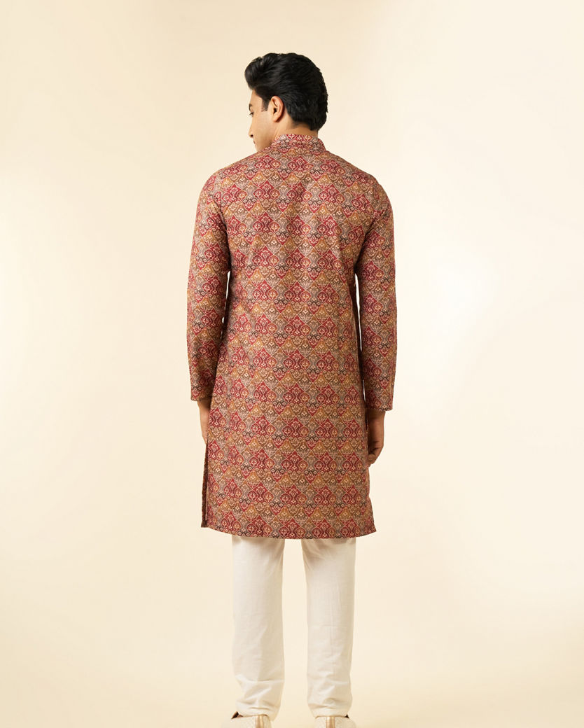 Diwas Men Tan Destiny Kurta