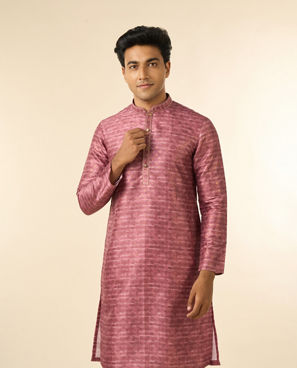 Diwas Men Dusty Pink Kurta