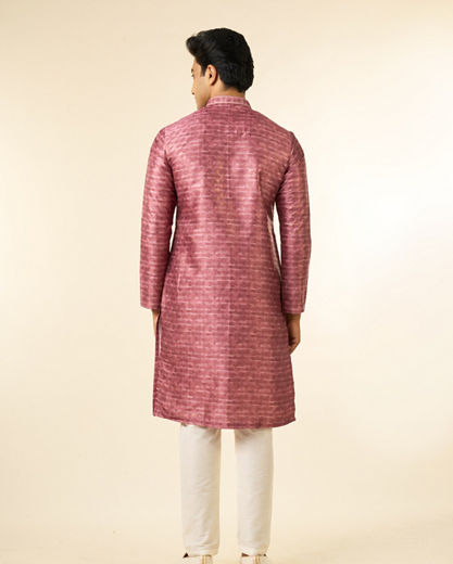 Diwas Men Dusty Pink Kurta