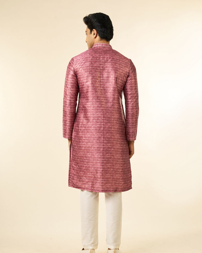 Diwas Men Dusty Pink Kurta