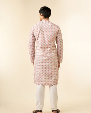 Diwas Men Elegant Pink Kurta for Men