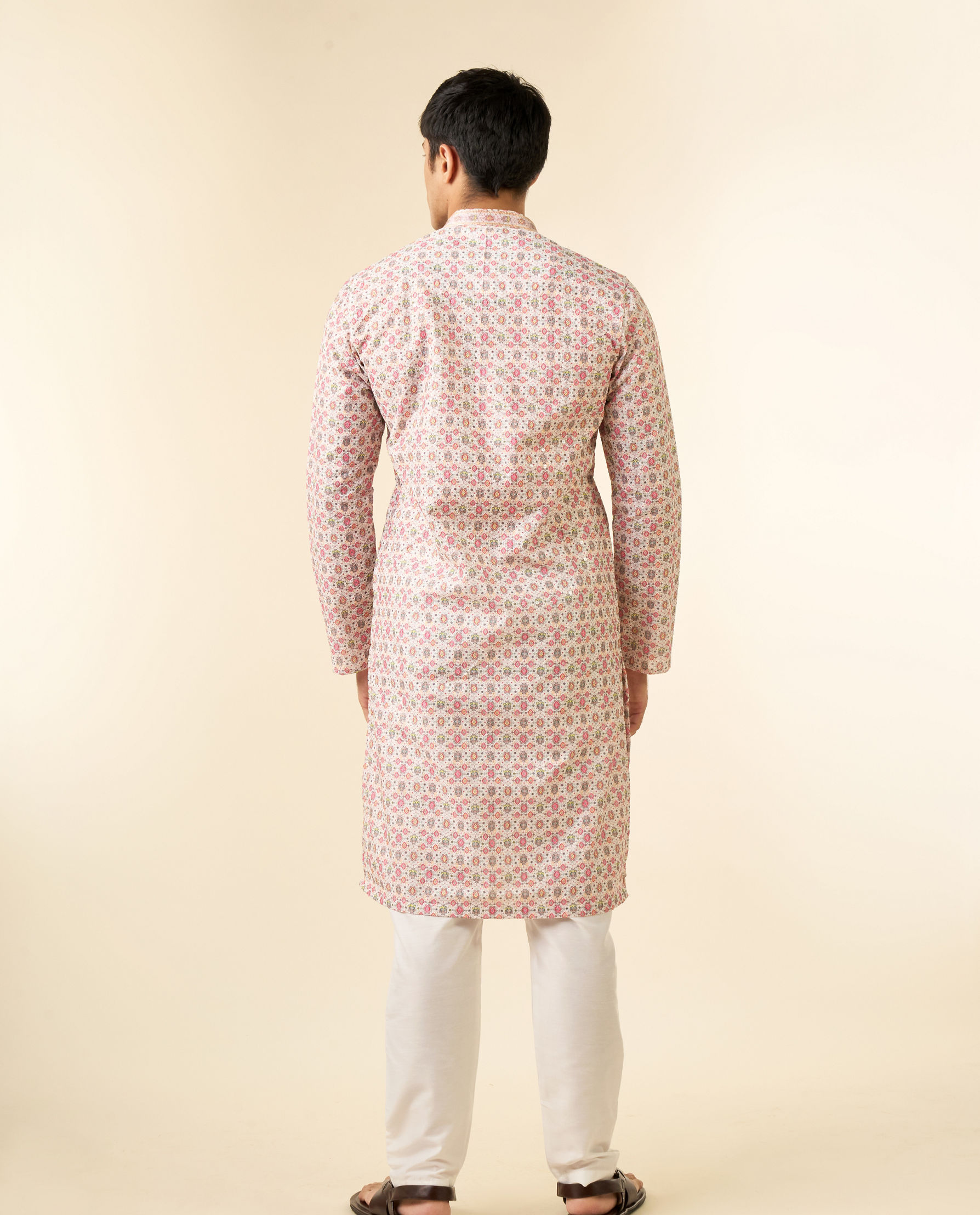 Diwas Men Elegant Pink Kurta for Men
