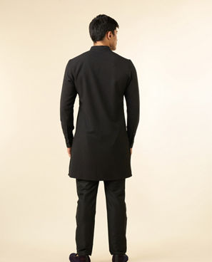 Diwas Men Black Opulence Kurta
