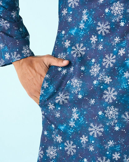 Diwas Men Enchanting Dark Blue Kurta