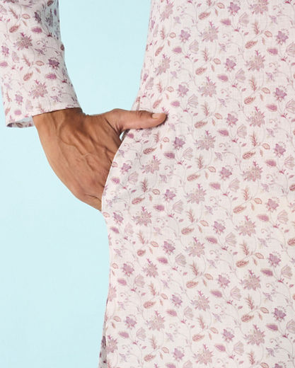 Diwas Men Classic Cream Kurta Kurta