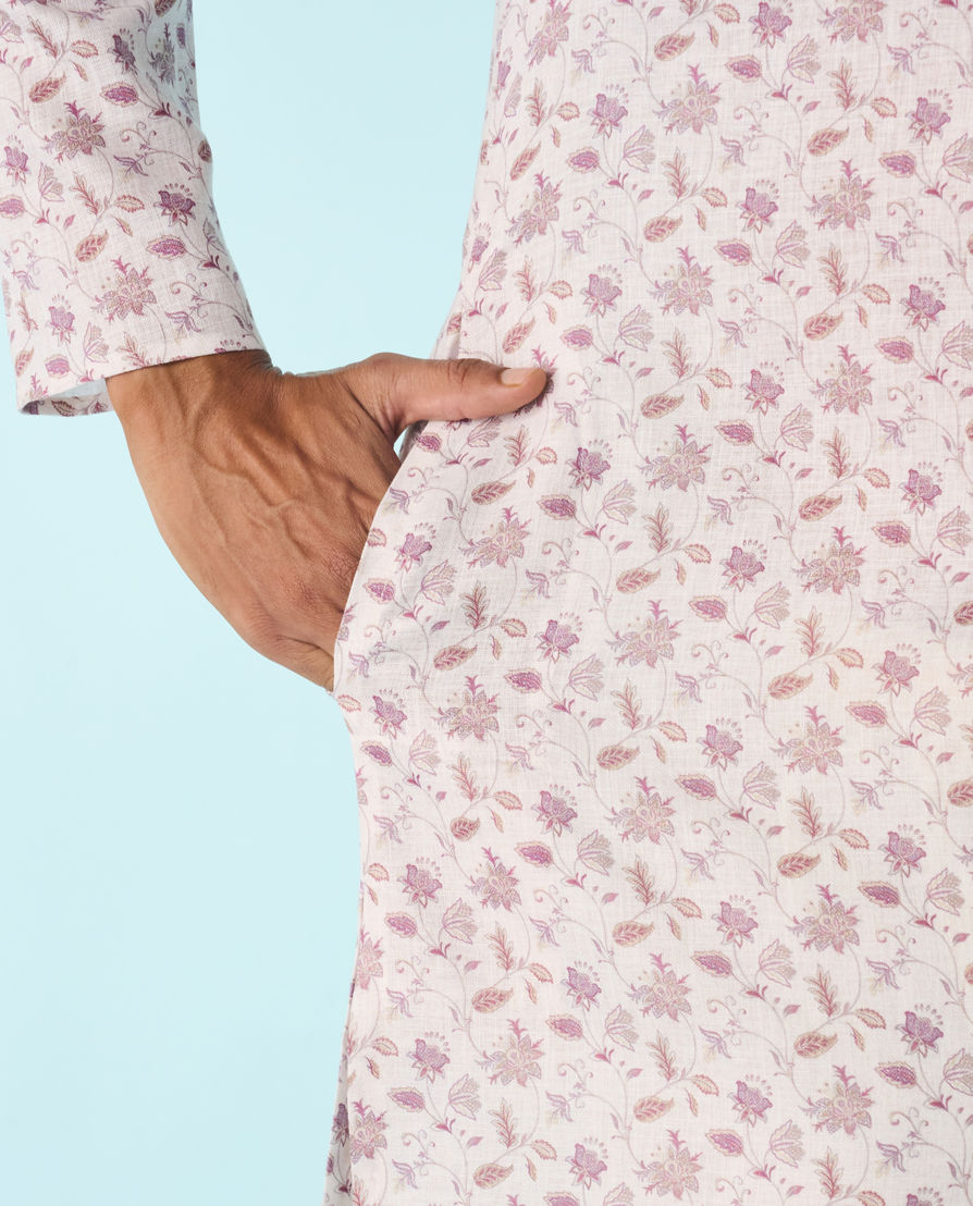 Diwas Men Classic Cream Kurta Kurta