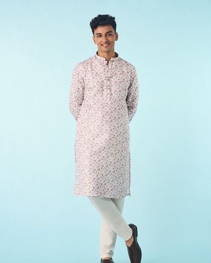 Diwas Men Classic Cream Kurta Kurta