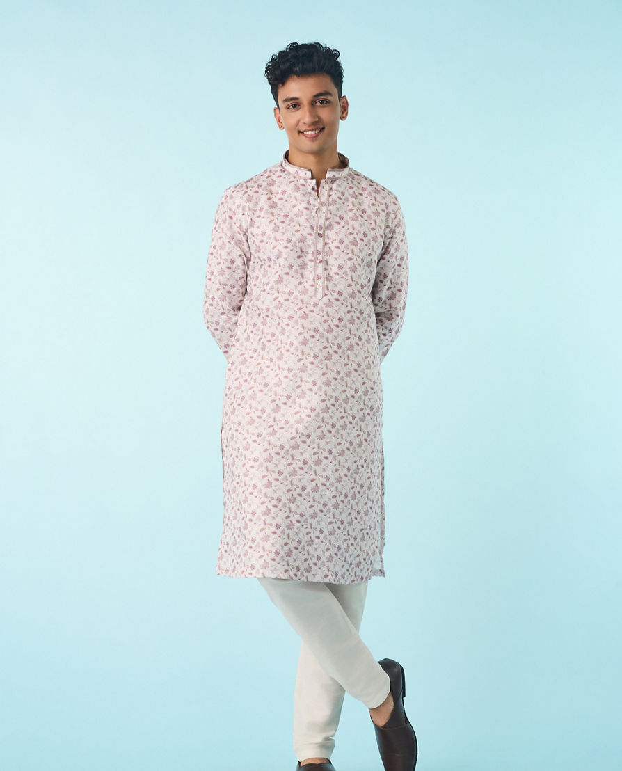 Diwas Men Classic Cream Kurta Kurta