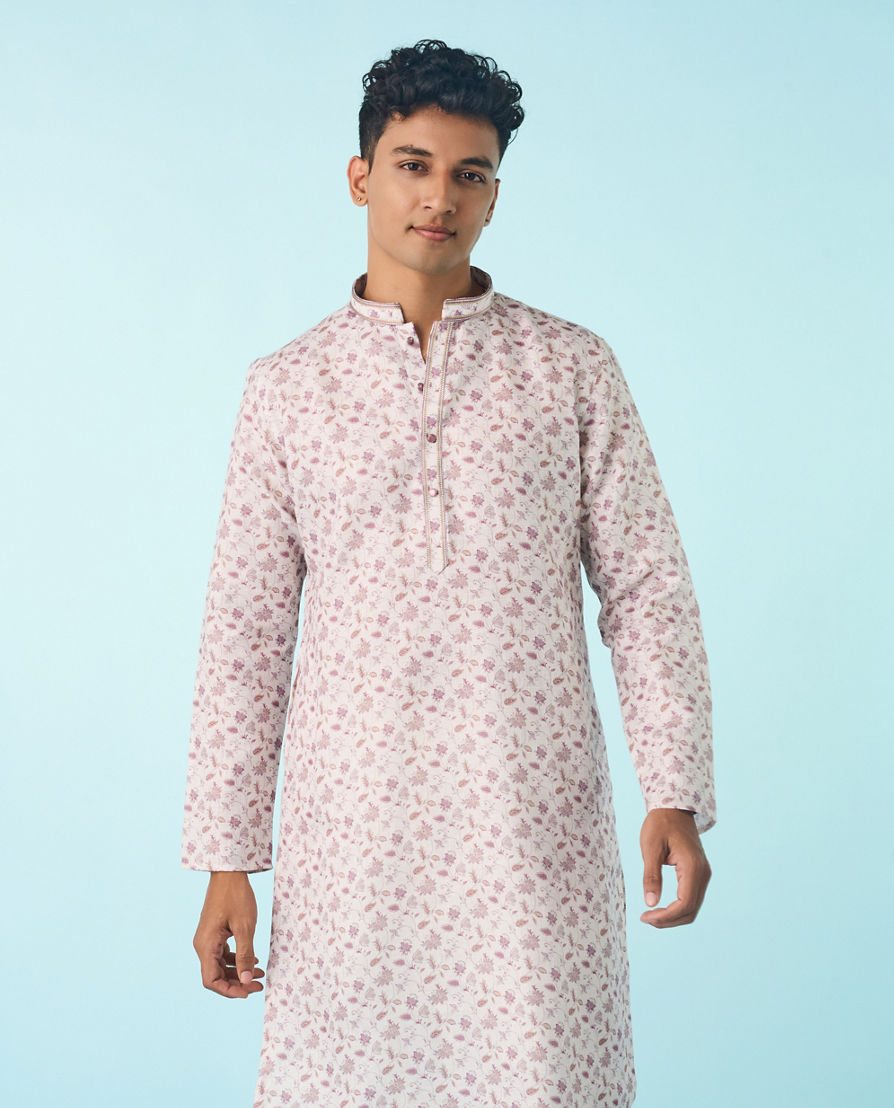 Diwas Men Classic Cream Kurta Kurta