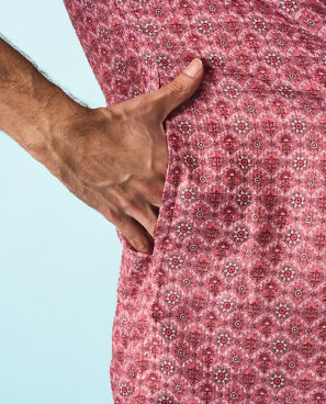 Diwas Men Dusty Pink Festive Kurta