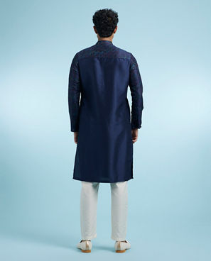 Diwas Men Blue Majesty Kurta