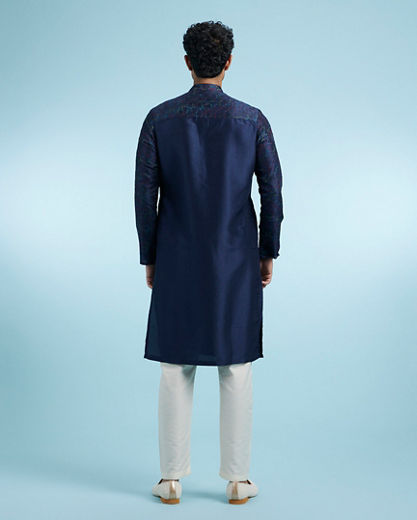 Diwas Men Blue Majesty Kurta
