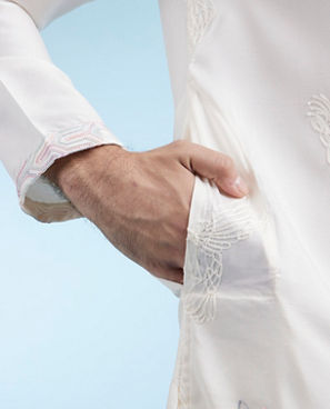Diwas Men Cream Festival Kurta