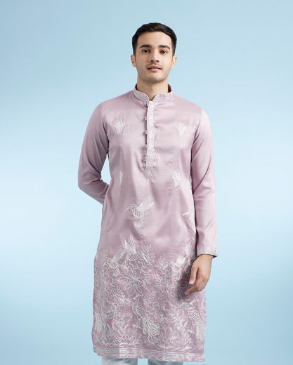 Diwas Men Lilac Splendor Kurta