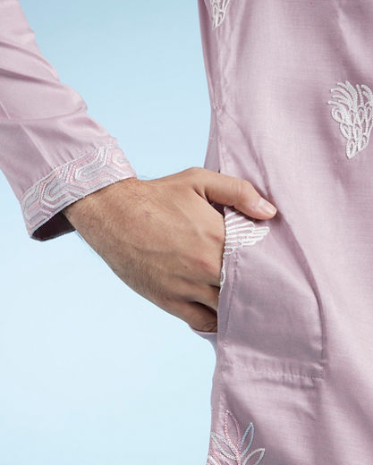 Diwas Men Lilac Splendor Kurta