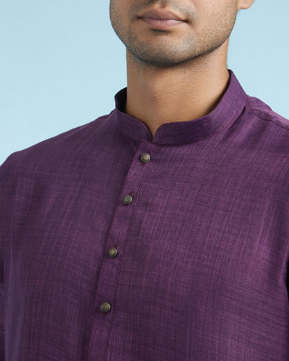 Diwas Men Purple Majesty Kurta