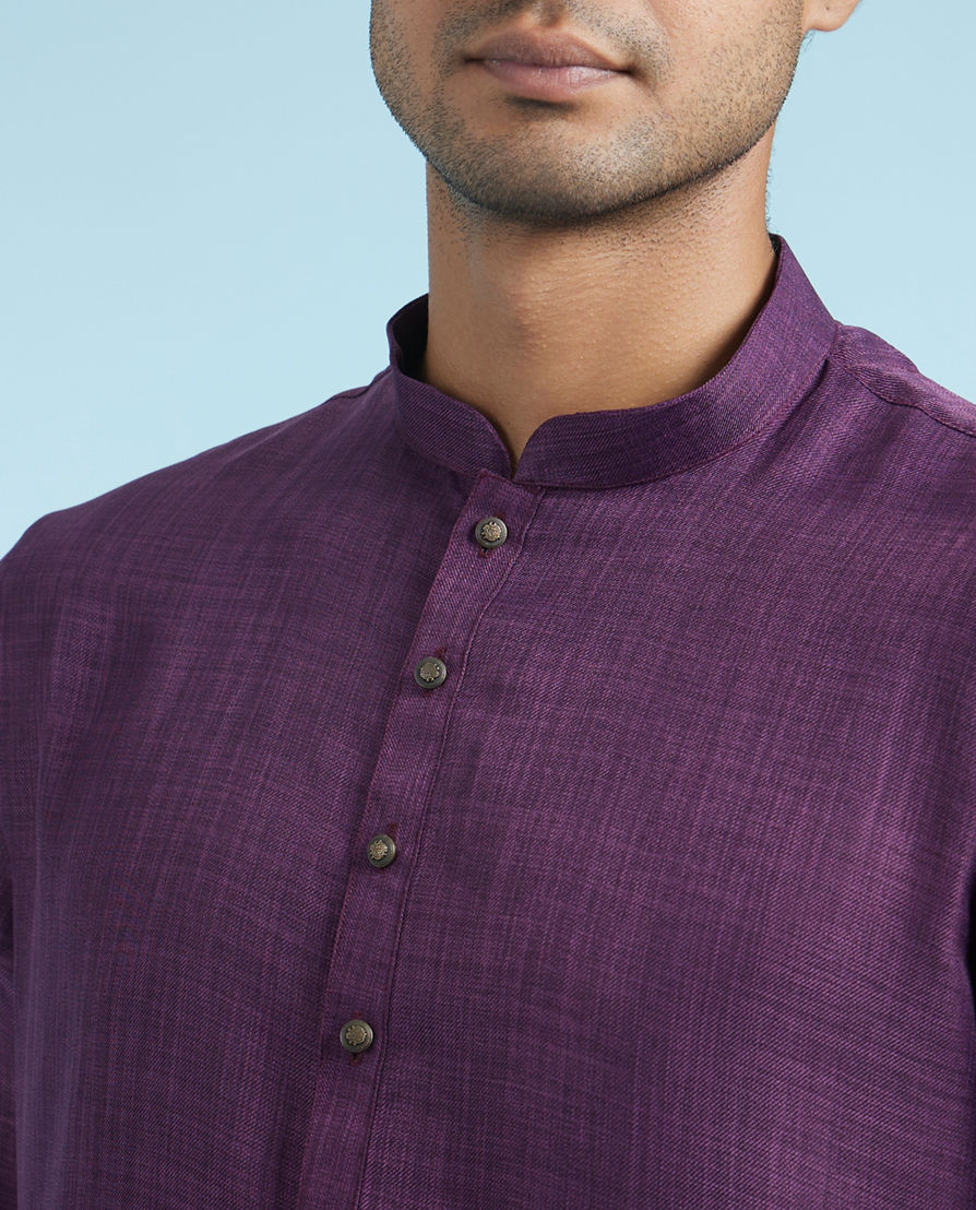 Diwas Men Purple Majesty Kurta