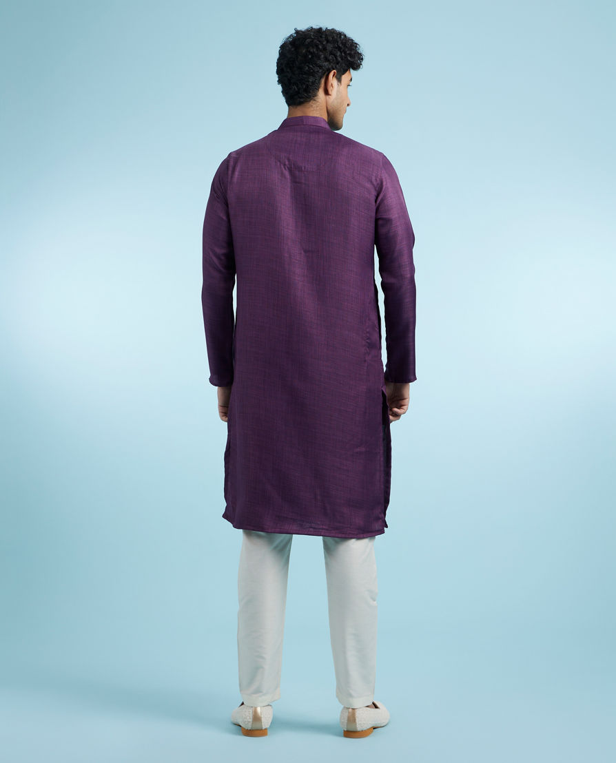 Diwas Men Purple Majesty Kurta