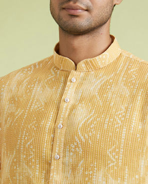 Diwas Men Mustard Debonair Kurta