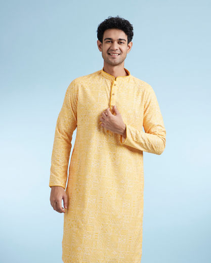 Diwas Men Sunlit Celebration Kurta