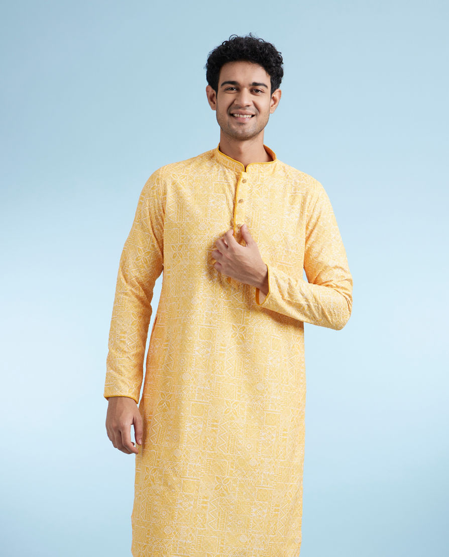 Diwas Men Sunlit Celebration Kurta