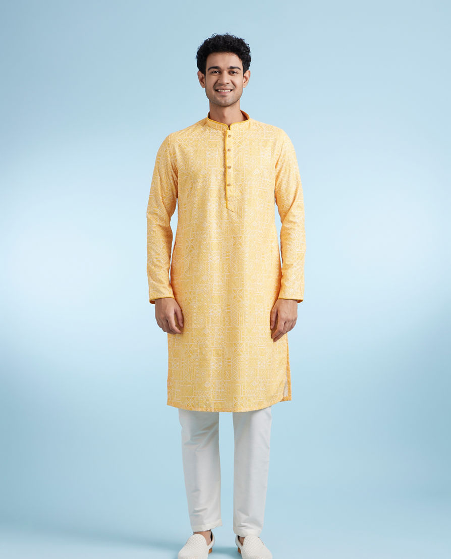 Diwas Men Sunlit Celebration Kurta