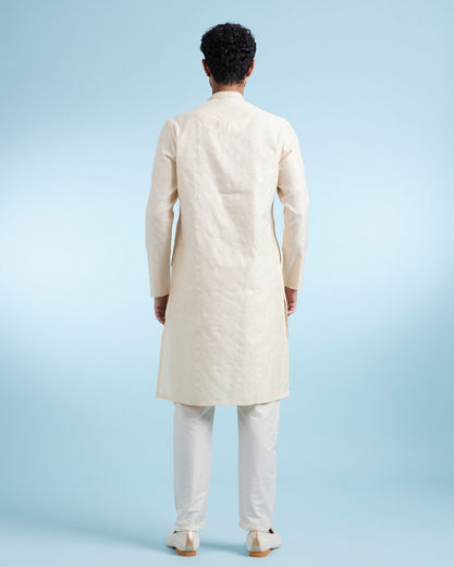 Diwas Men Beige Elegance Kurta