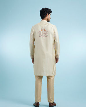Diwas Men Beige Serenity Kurta