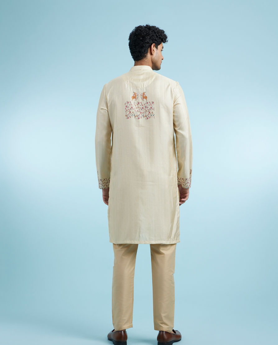 Diwas Men Beige Serenity Kurta