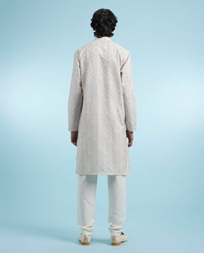 Diwas Men Beige Elegance Kurta