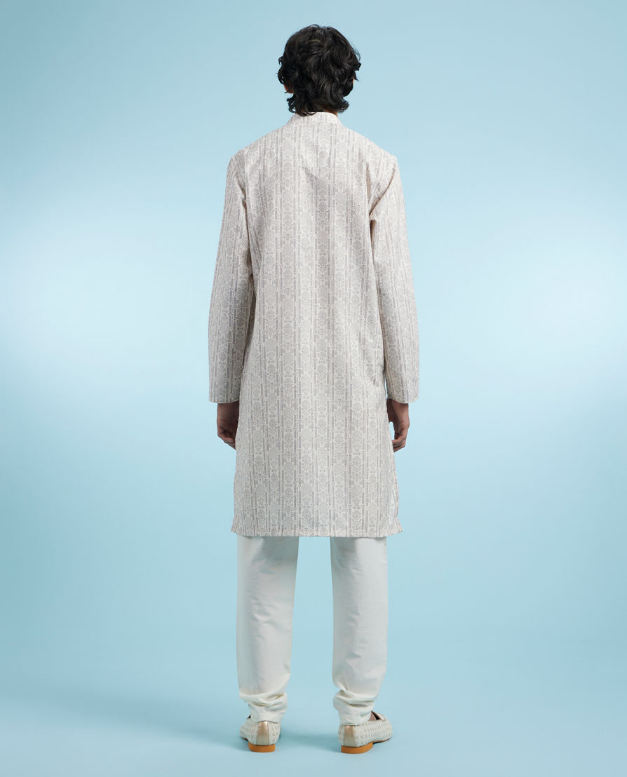 Diwas Men Beige Elegance Kurta