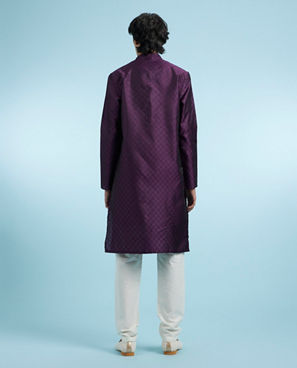 Diwas Men Purple Panache Kurta