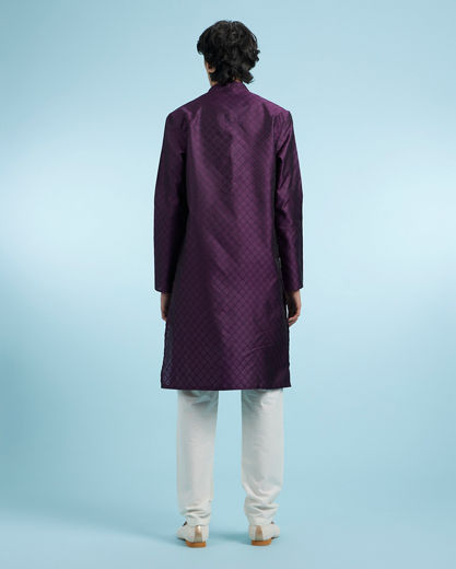 Diwas Men Purple Panache Kurta