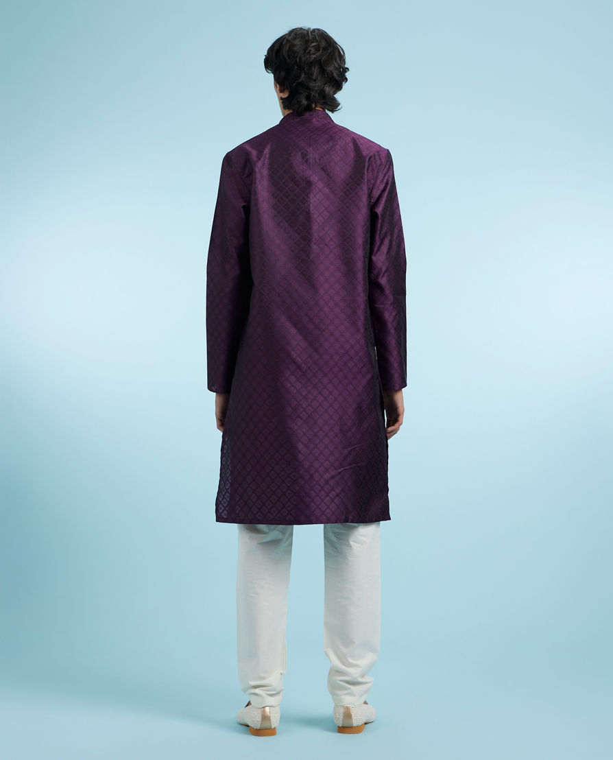 Diwas Men Purple Panache Kurta