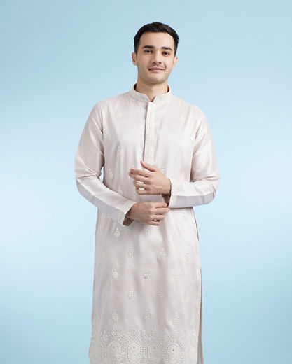 Diwas Men Lilac Elegance Kurta