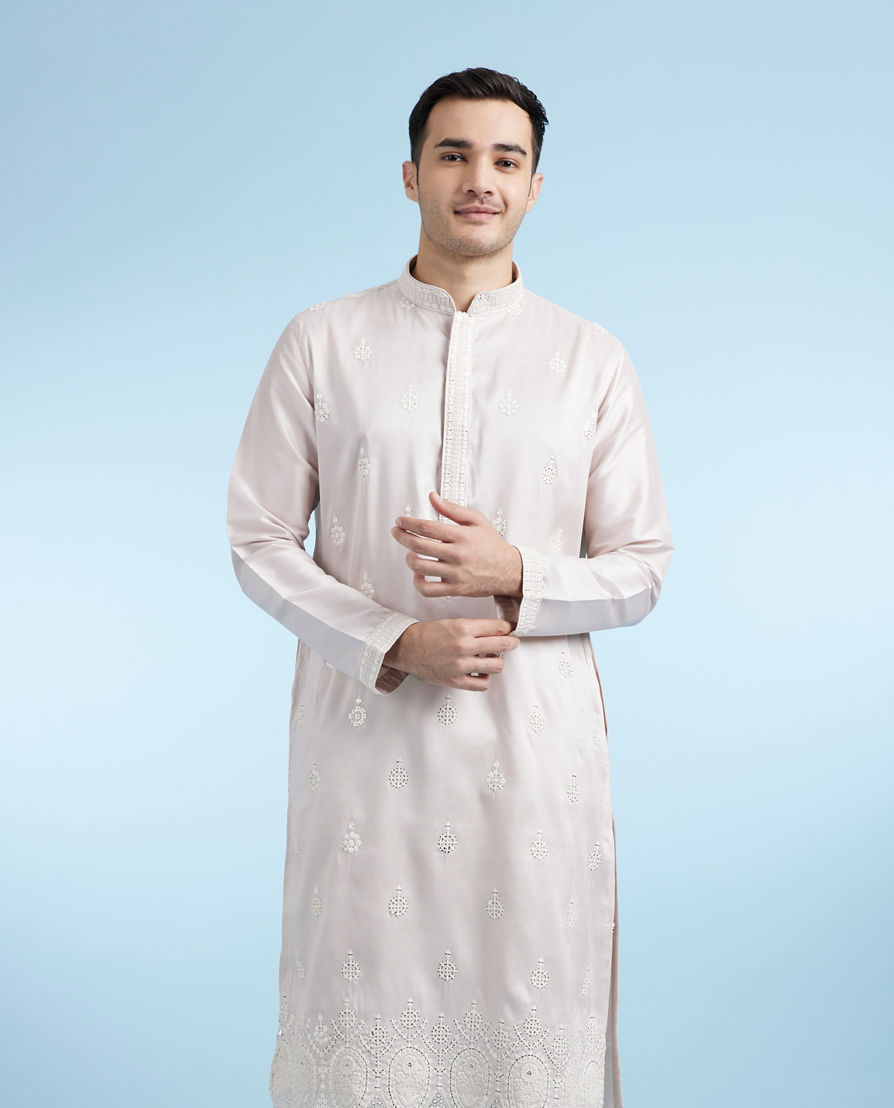 Diwas Men Lilac Elegance Kurta