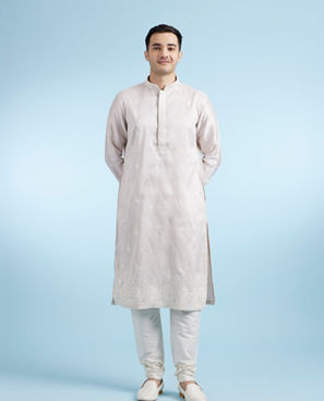Diwas Men Lilac Elegance Kurta
