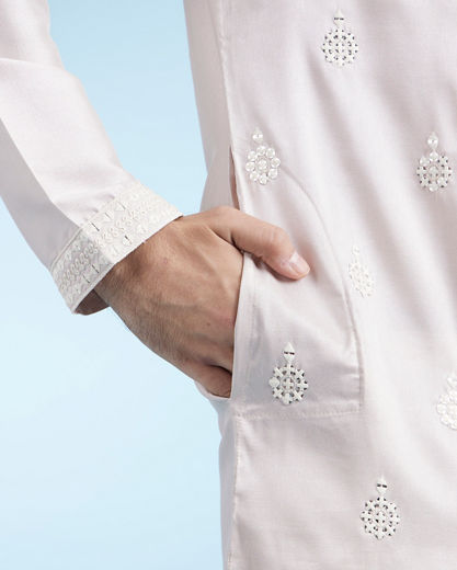 Diwas Men Lilac Elegance Kurta
