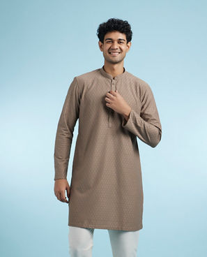 Diwas Men Elegant Brown Kurta