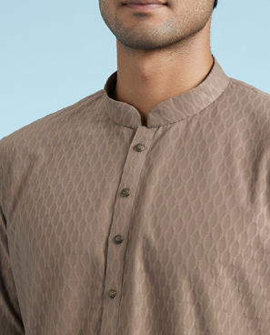 Diwas Men Elegant Brown Kurta