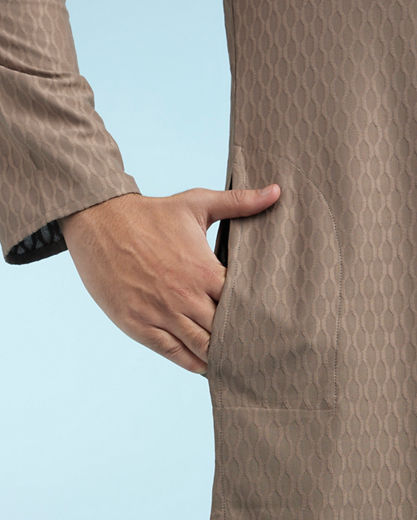 Diwas Men Elegant Brown Kurta