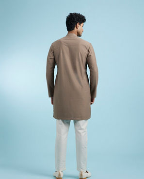 Diwas Men Elegant Brown Kurta