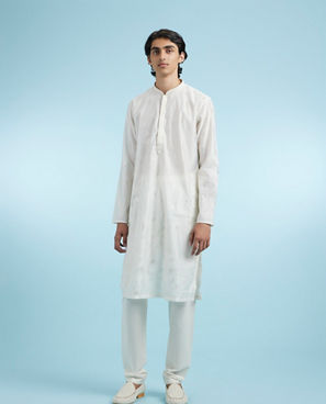 Diwas Men Elegant Cream Viscose Kurta