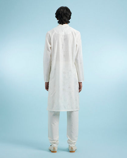 Diwas Men Elegant Cream Viscose Kurta