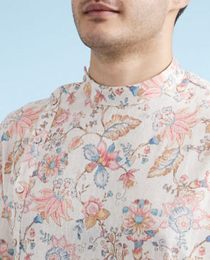Diwas Men Cream Festive Kurta