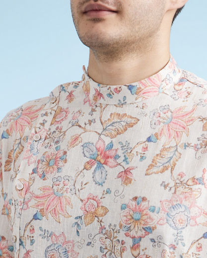 Diwas Men Cream Festive Kurta