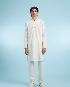 Diwas Men Elegant Cream Kurta